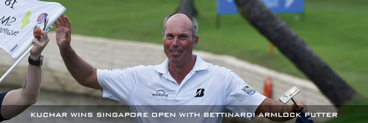 KUCHAR WINS SINGAPORE OPEN WITH BETTINARDI ARMLOCK PUTTER