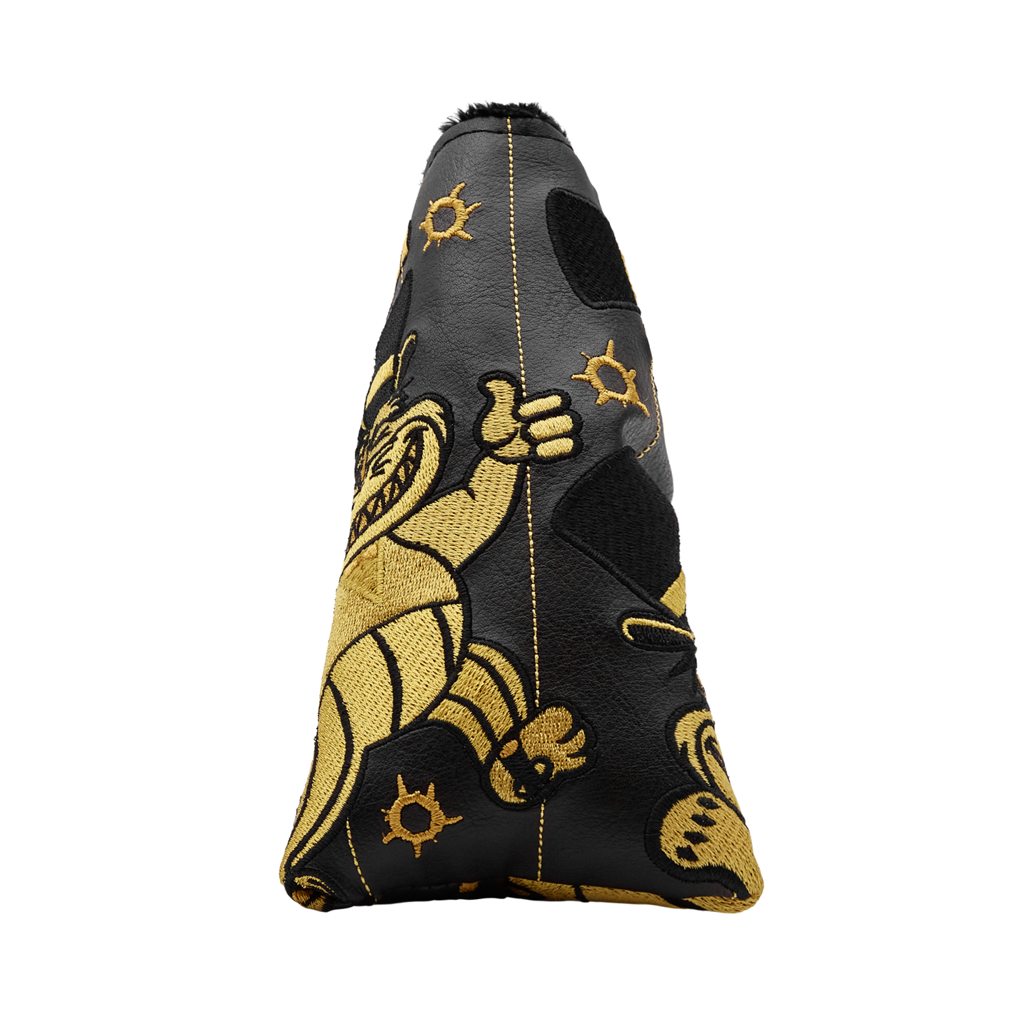 Black and Gold Multi Gangster Cat Blade Putter Headcover