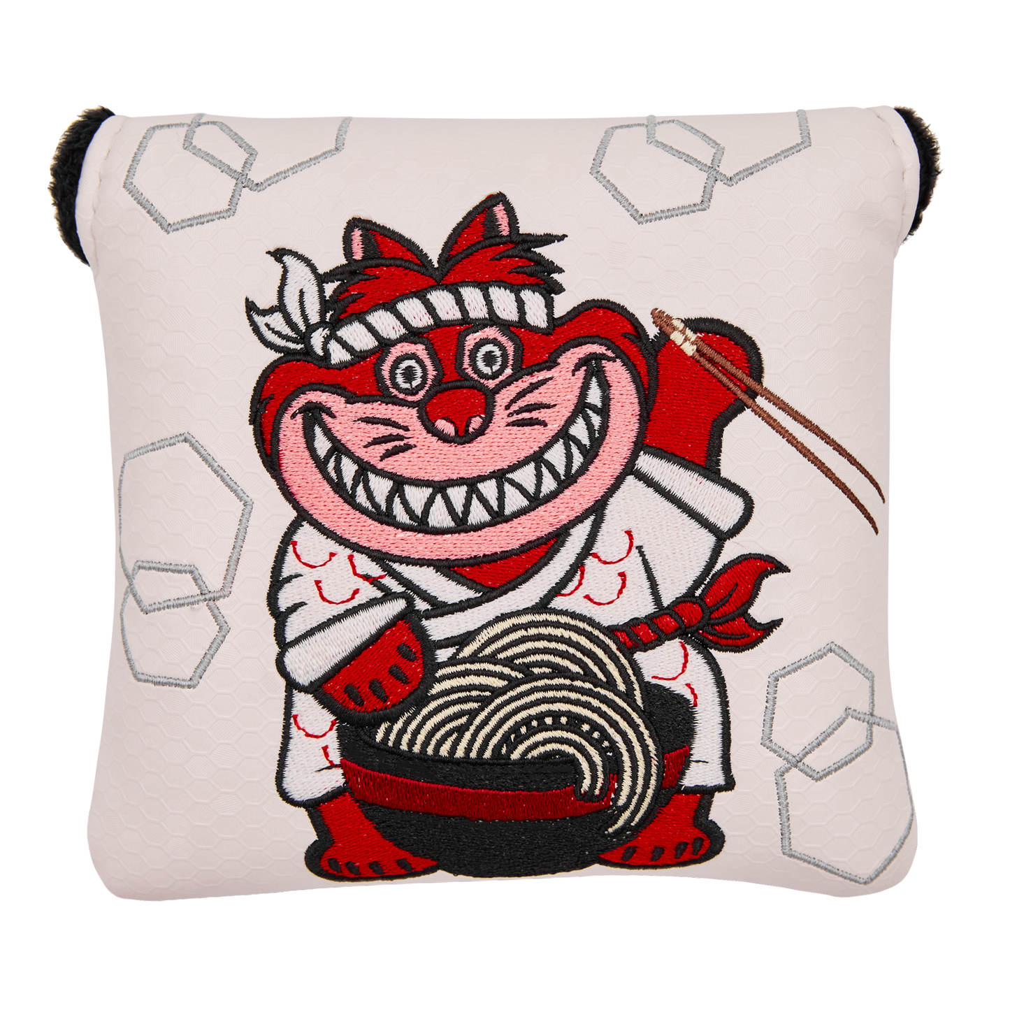 Lucky Ramen Cat Center Shafted Mallet Putter Headcover