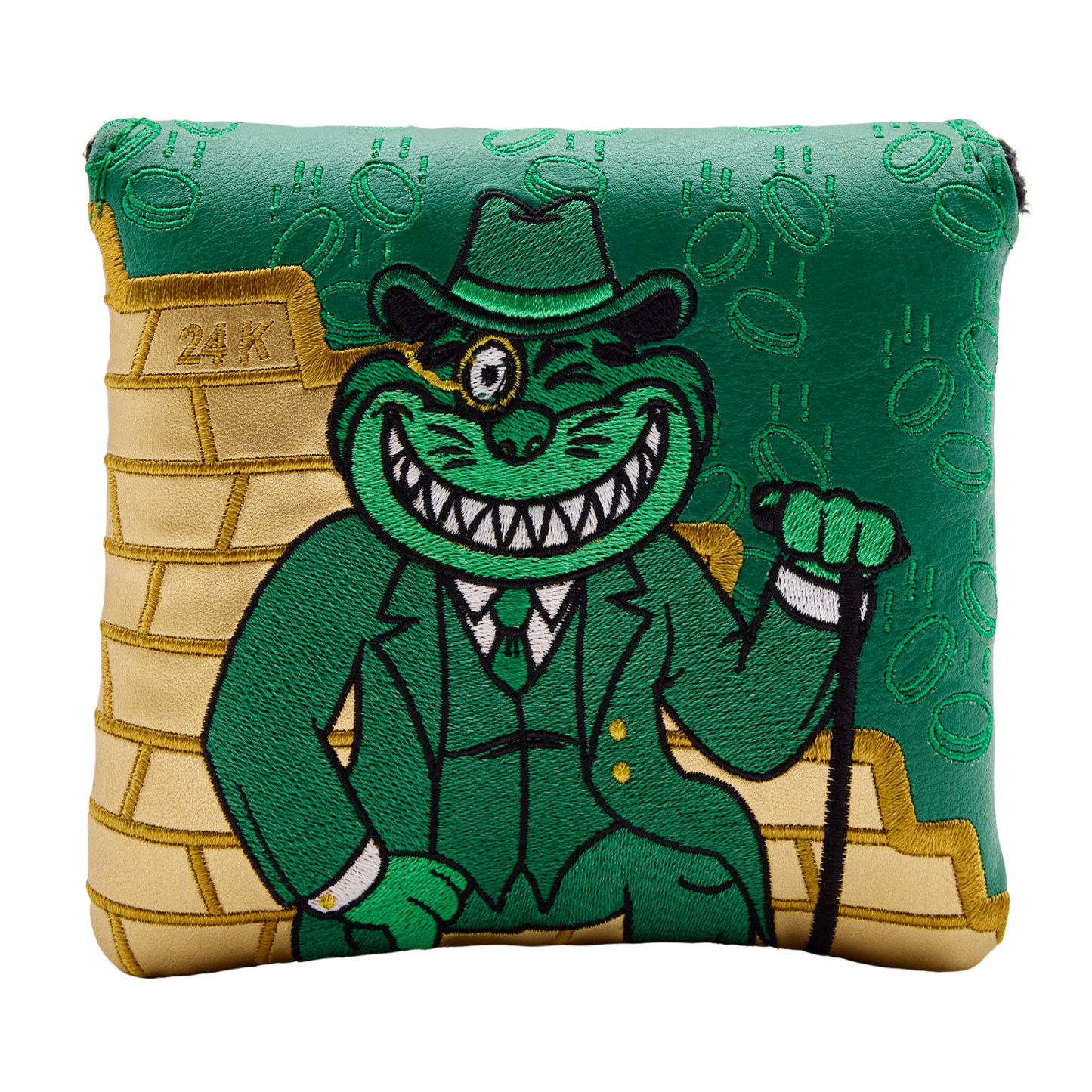 Gangster Cat Throne of Gold Mallet Putter Headcover