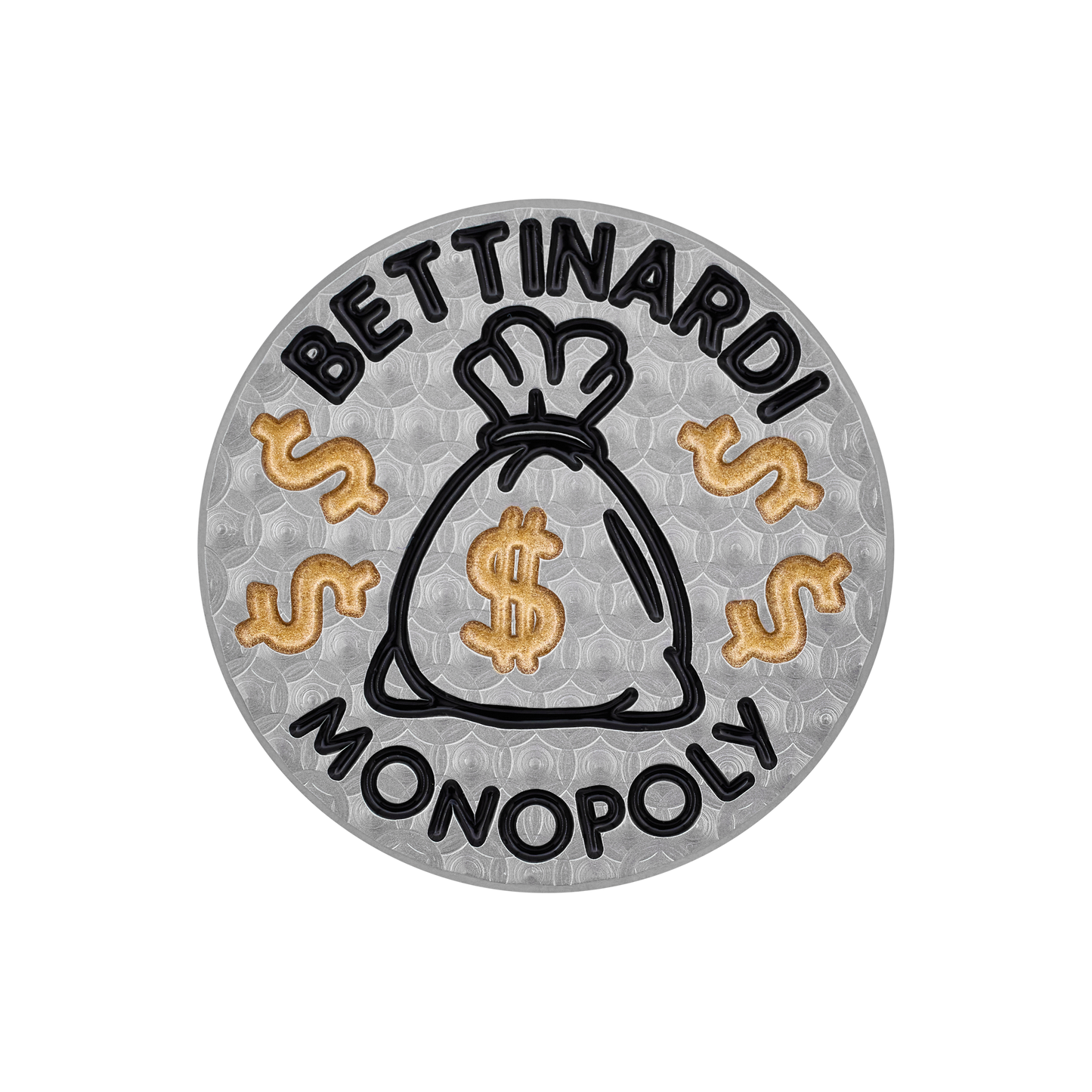 Bettinardi x Monopoly Money Eyes Mr. Monopoly Ball Marker