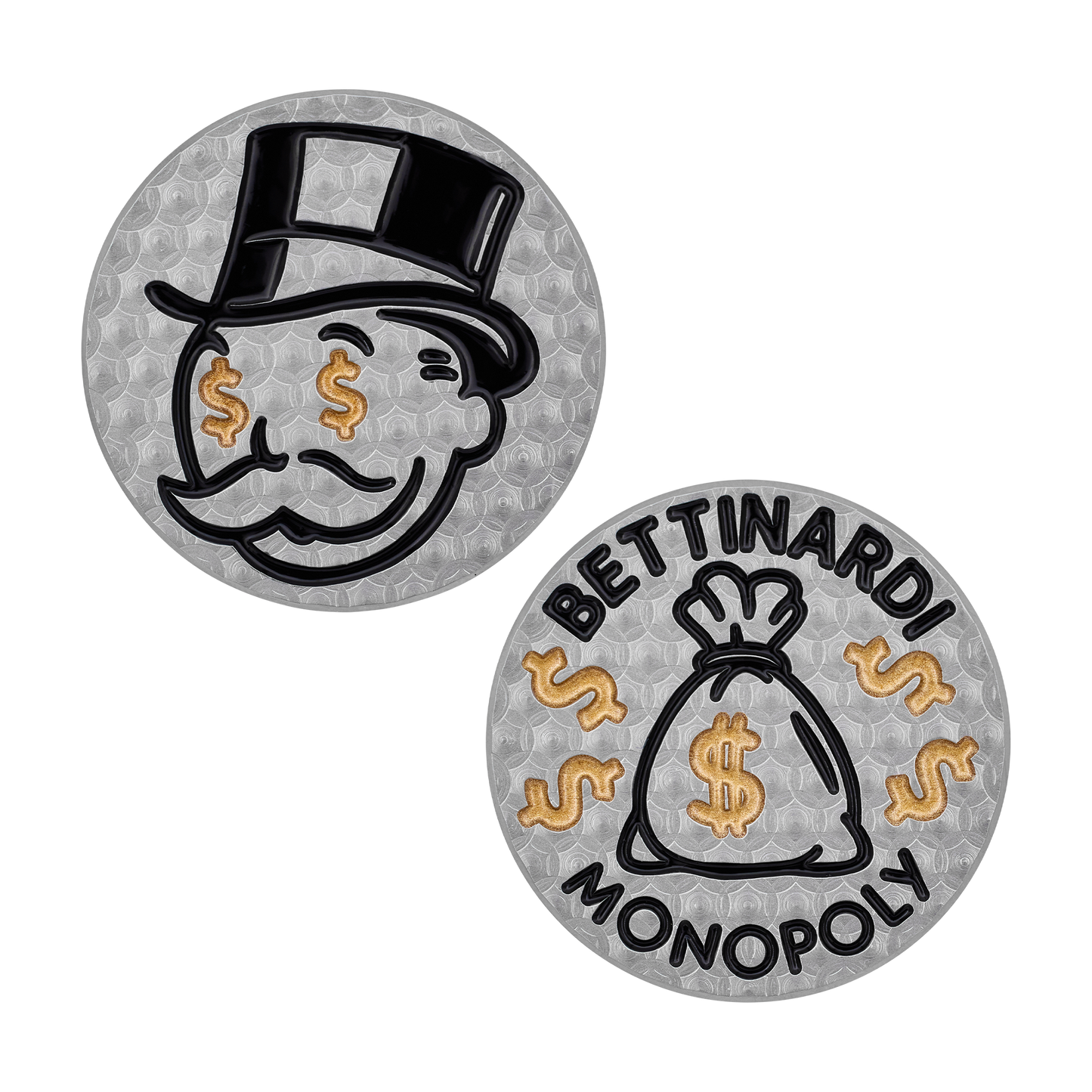 Bettinardi x Monopoly Money Eyes Mr. Monopoly Ball Marker