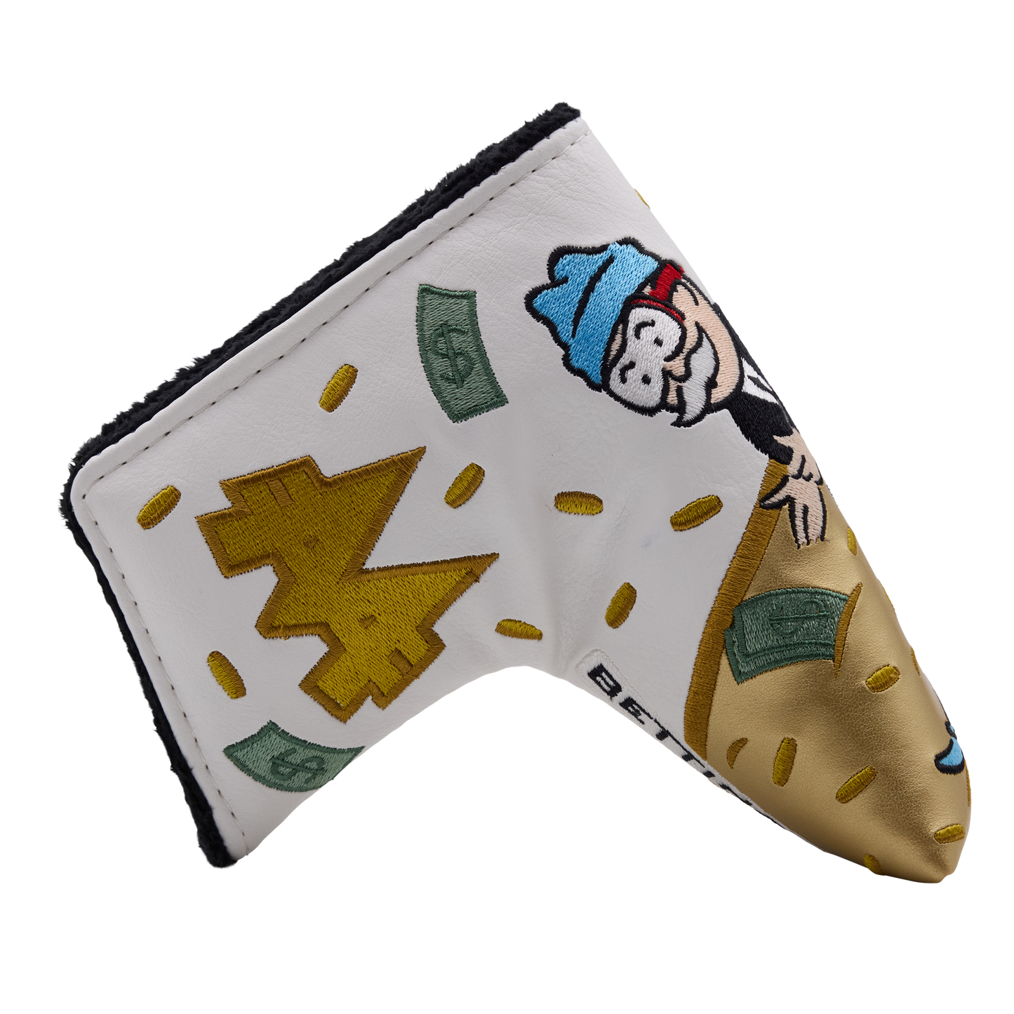 Bettinardi x Monopoly Mr. Monopoly Skiing Blade Putter Headcover