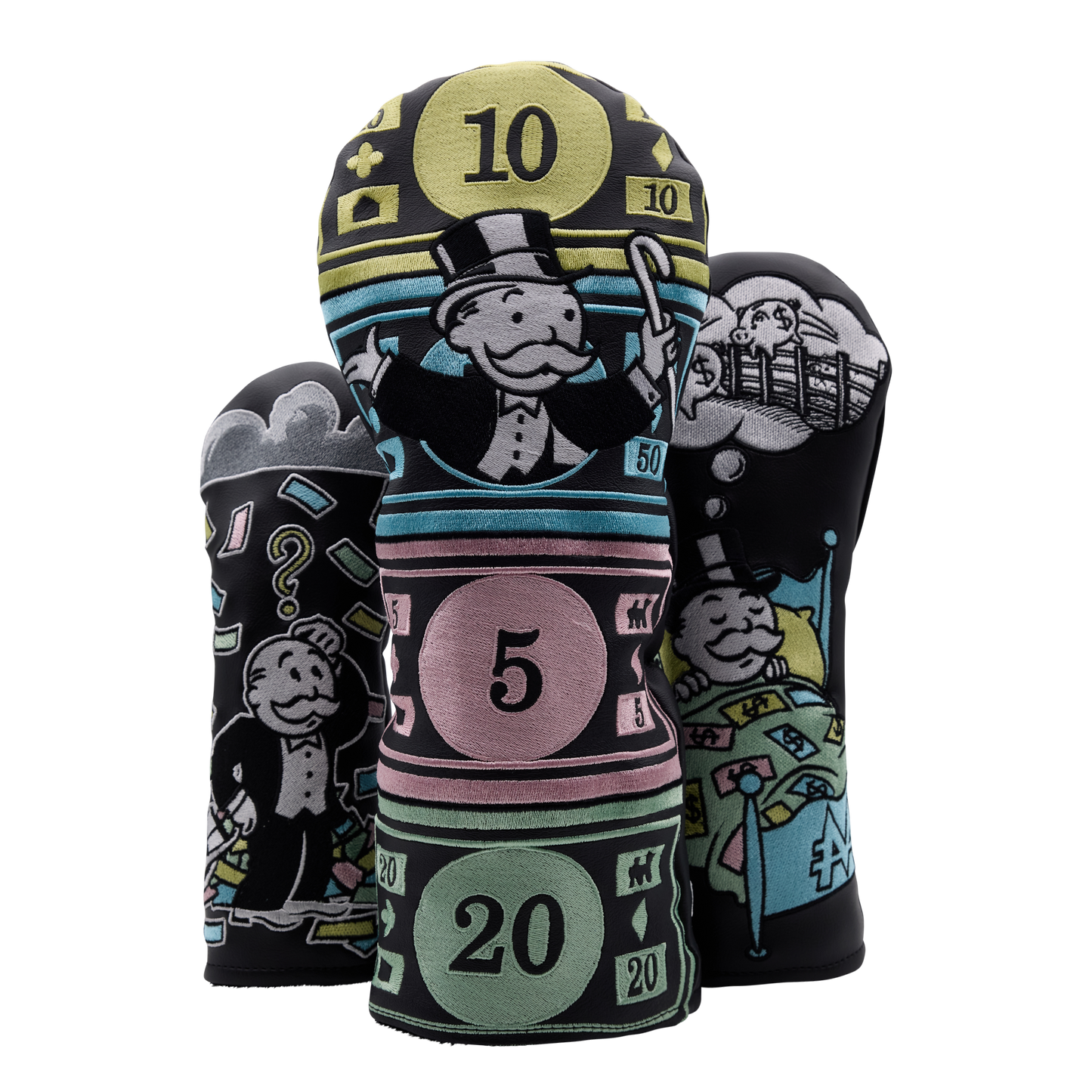 Bettinardi x Monopoly Mr. Monopoly Sunny with a Chance of Money Wood Set