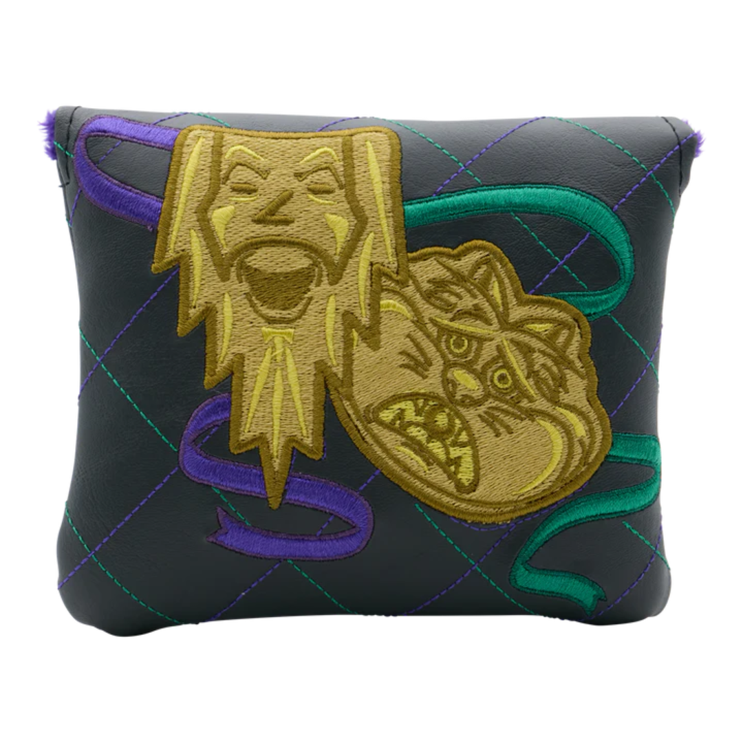 MARDI GRAS 2024 THEATRE MASKS MALLET PUTTER HEADCOVER
