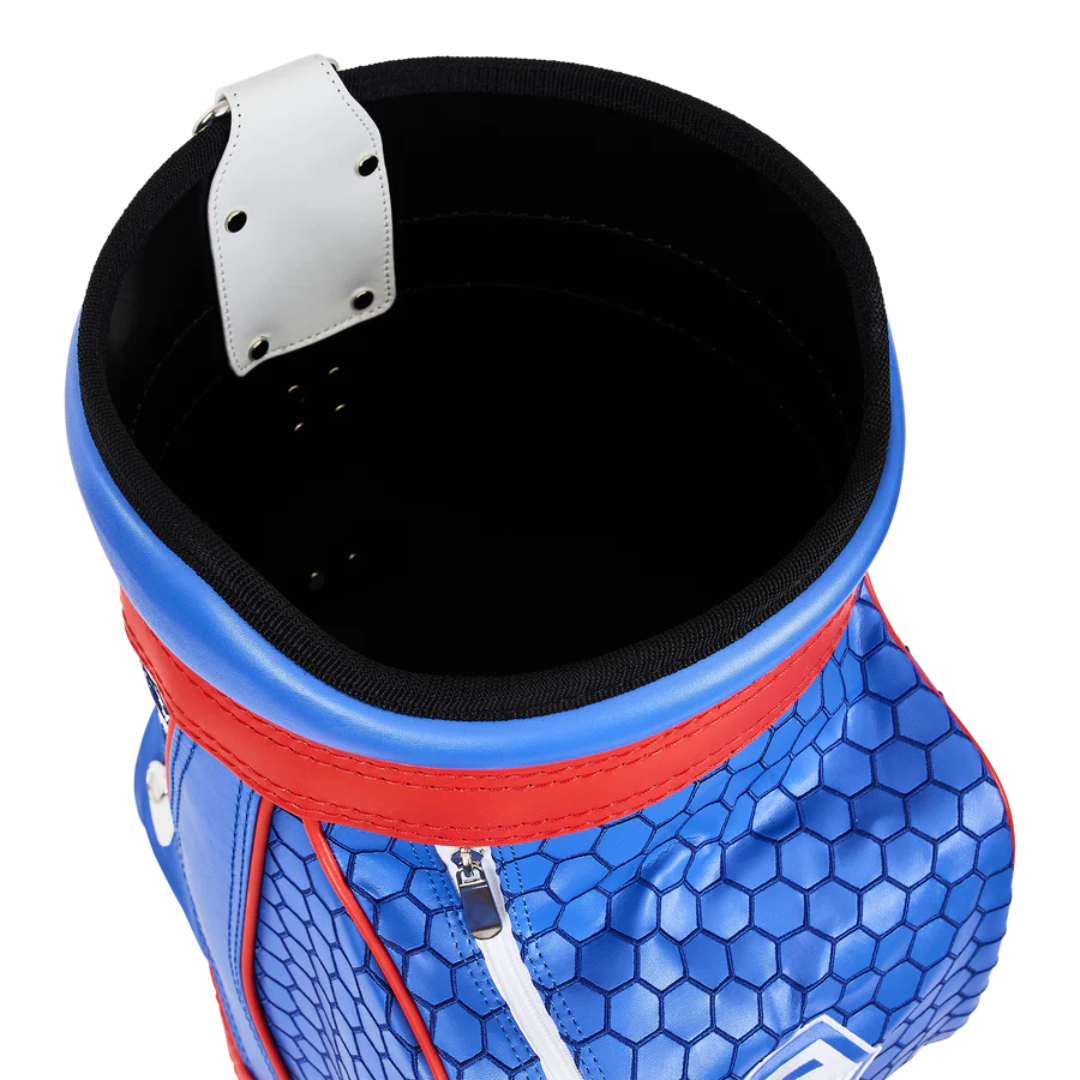 DEN CADDY BETTINARDI GOLF BAG (BLUE/RED)