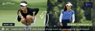 Bettinardi Golf Signs LPGA Rising Stars Muni He and Albane Valenzuela