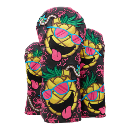 2024 Tiki Pineapple Bomb Wood Set Headcovers