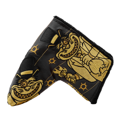 Black and Gold Multi Gangster Cat Blade Putter Headcover