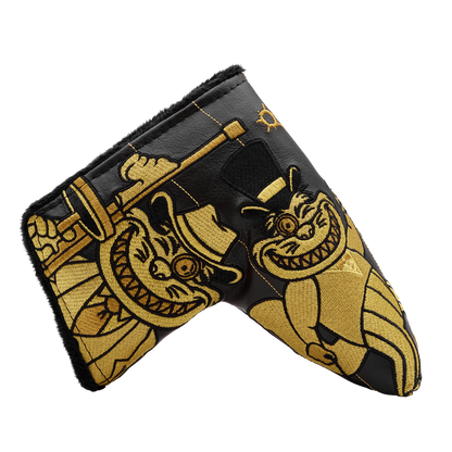 Black and Gold Multi Gangster Cat Blade Putter Headcover