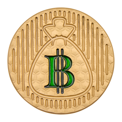 Gangster Cat Brass Ball Marker