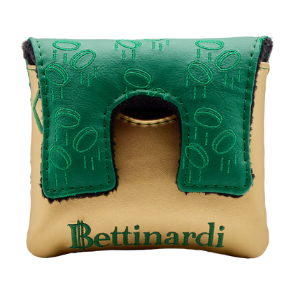 Gangster Cat Throne of Gold Center Shafted Mallet Putter Headcover