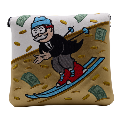 Bettinardi x Monopoly Mr. Monopoly Skiing Mallet Putter Headcover