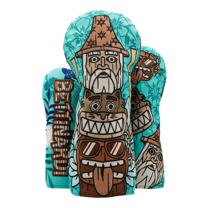 Tiki Totem Multi Icon Wood Set