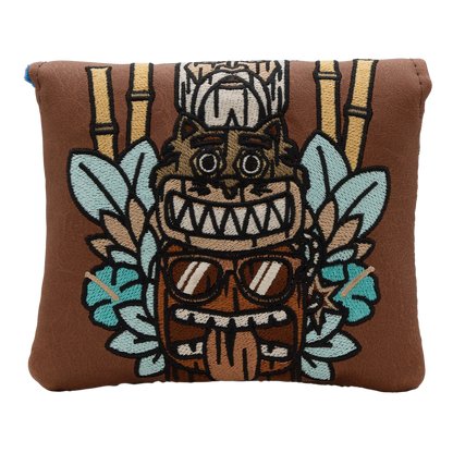 Tiki Totem Multi Icon Center Shaft Mallet Putter Headcover