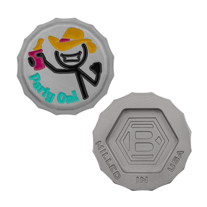 2026 Party On!™ Bottle Cap Ball Marker