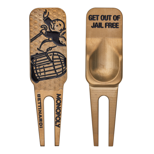 Bettinardi x Monopoly Get out of Jail Free Divot Tool